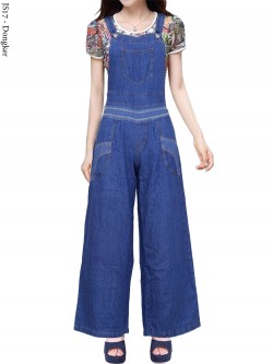 JS17 Overall Kulot Jeans