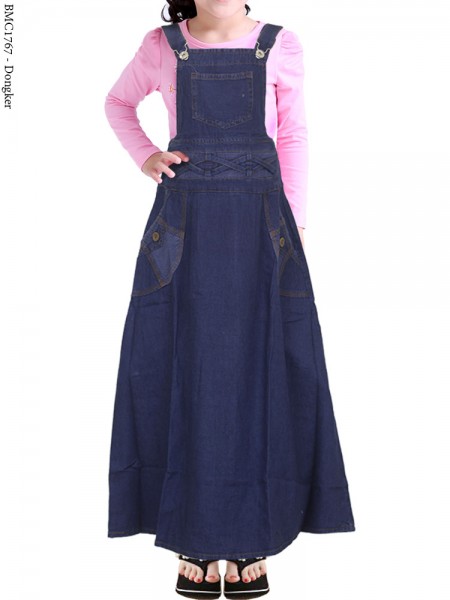 BMC1767(16-20) Overall Jeans Anak 5-8th