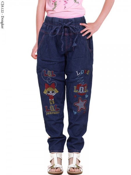 CJA122 Celana Jeans Anak Slimfit LOL