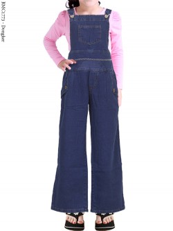 BMC1773 Overall Jeans Anak Celana Kulot