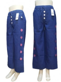 CKA135 Celana Kulot Jeans Anak Tanggung